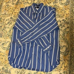 Vintage 80s Tommy Hilfiger Long Sleeve Dress Shirt